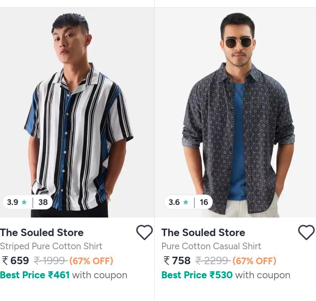 Myntra : Upto 81% Off On The Souled Store Clothing.

Men's :
 
Women's :
 

Snitch :
 

More Details 👉 

📢 Join WhatsApp Deals


#DealsHeaven #LootDeals #BestDeals
#deals 
#budgetfriendly 
#ho...