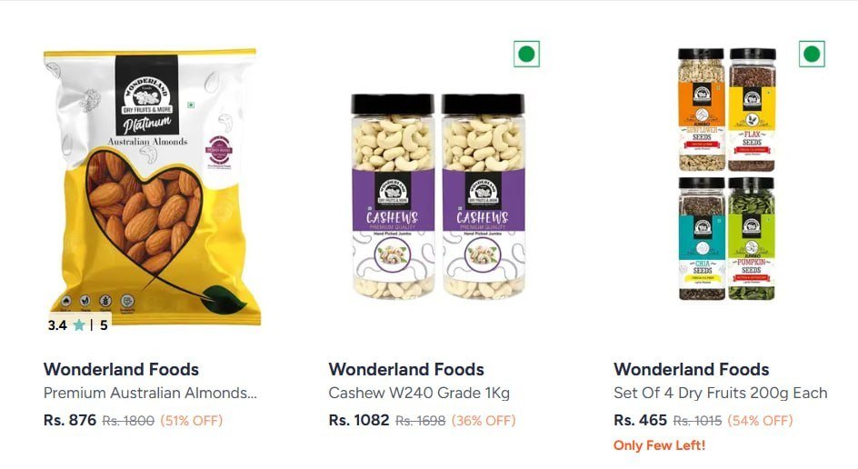Myntra Buy Dry Fruits And Munchies Starting From Rs 470 - Buy Protiens Star