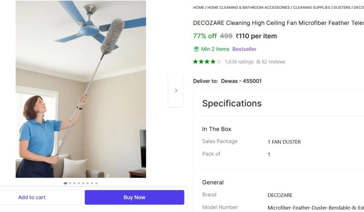 🔥  Wet and Dry Duster @ Rs.110

🔗 

Min. 2 Qty

More Details 👉 

📢 Join WhatsApp Deals


#DealsHeaven #LootDeals #BestDeals
#deals 
#budgetfriendly 
#hotdeals
#trending
#dealoftheday