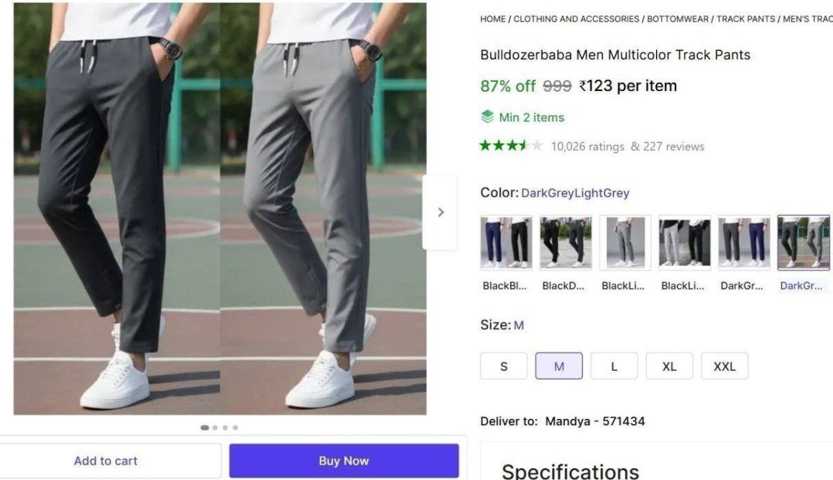 Men Multicolor Track Pants @ ₹123

 

Min 2 Buy

More Details 👉 

📢 Join WhatsApp Deals


#DealsHeaven #LootDeals #BestDeals
#deals 
#budgetfriendly 
#hotdeals
#trending
#dealoftheday