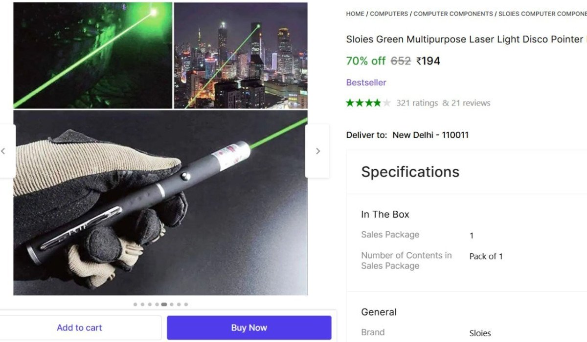 🔥  Green Laser Disco Pointer Pen @ ₹194

🔗 

More Details 👉 

📢 Join WhatsApp Deals


#DealsHeaven #LootDeals #BestDeals
#deals 
#budgetfriendly 
#hotdeals
#trending
#dealoftheday