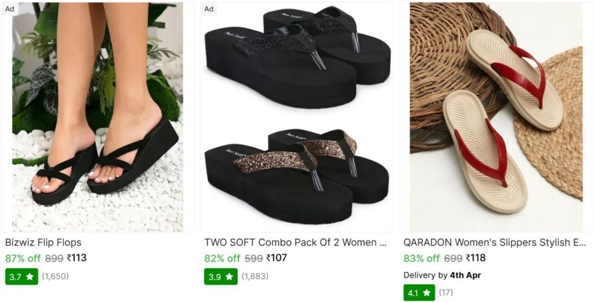 Shopsy | Women's Slippers Starts  ₹107

🔗 

More Details 👉 

📢 Join WhatsApp Deals


#DealsHeaven #LootDeals #BestDeals
#deals 
#budgetfriendly 
#hotdeals
#trending
#dealoftheday