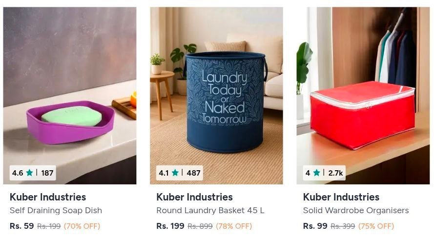 Myntra Budget Utility Deals Organisers Under 199 A