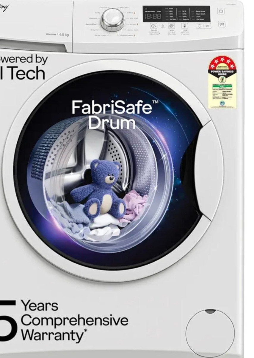 Godrej 6 5 Kg 5 Star Ai Tech Fully-automatic Front Load Washing Machine 18 