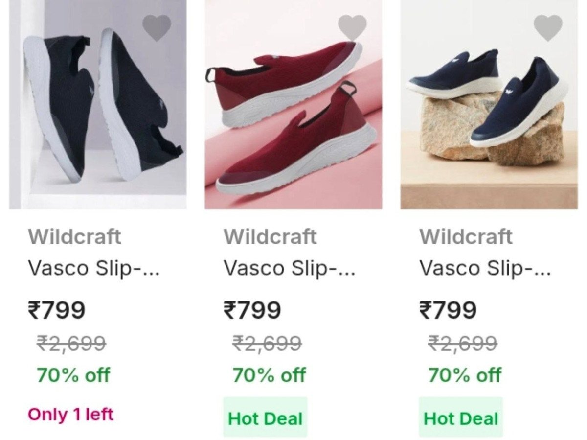.

Wildcraft Shoes 🔥 



More Details 👉 

📢 Join WhatsApp Deals


#DealsHeaven #LootDeals #BestDeals
#deals 
#budgetfriendly 
#hotdeals
#trending
#dealoftheday