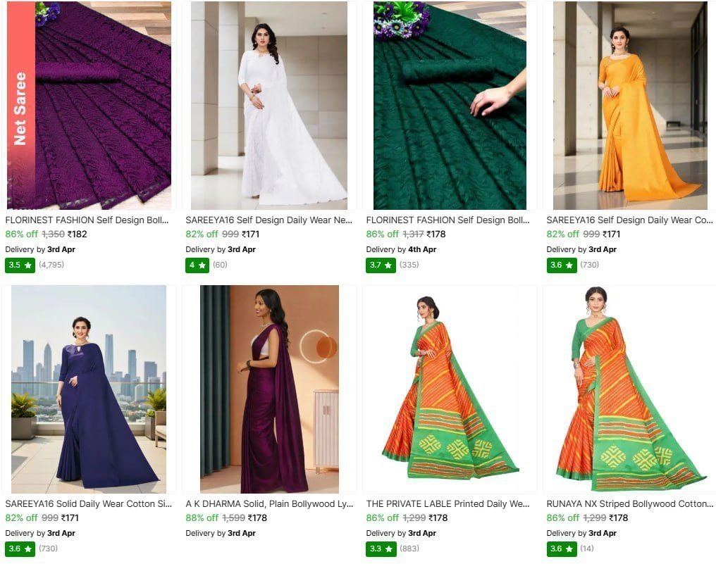🔥  Bollywood Sarees Under ₹199

🔗 

More Details 👉 

📢 Join WhatsApp Deals


#DealsHeaven #LootDeals #BestDeals
#deals 
#budgetfriendly 
#hotdeals
#trending
#dealoftheday
