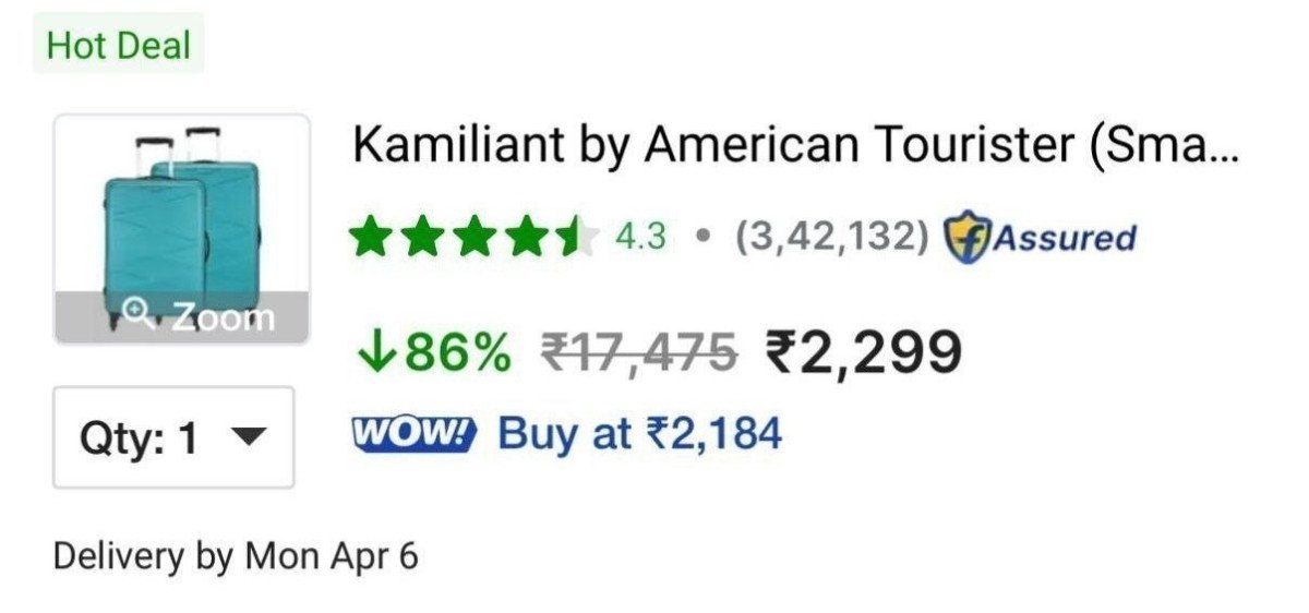 2299



More Details 👉 

📢 Join WhatsApp Deals


#DealsHeaven #LootDeals #BestDeals
#deals 
#budgetfriendly 
#hotdeals
#trending
#dealoftheday