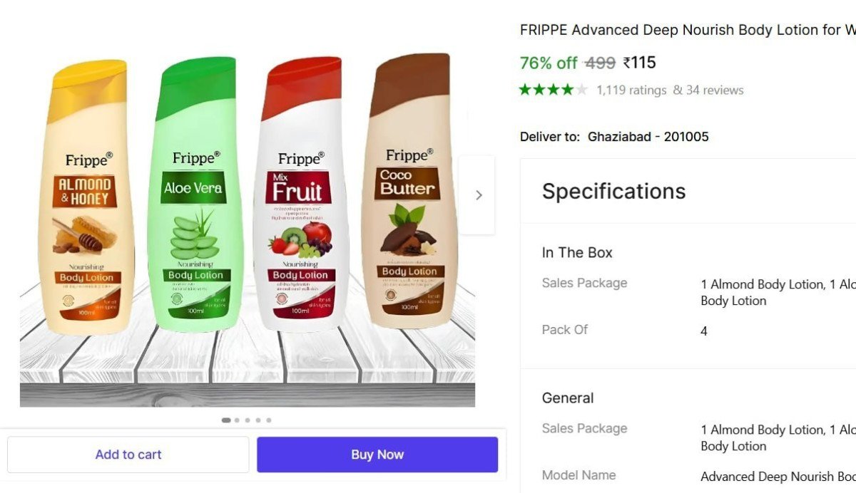 🔥  Body Lotion (400 ml) @ ₹115

🔗 

More Details 👉 

📢 Join WhatsApp Deals


#DealsHeaven #LootDeals #BestDeals
#deals 
#budgetfriendly 
#hotdeals
#trending
#dealoftheday