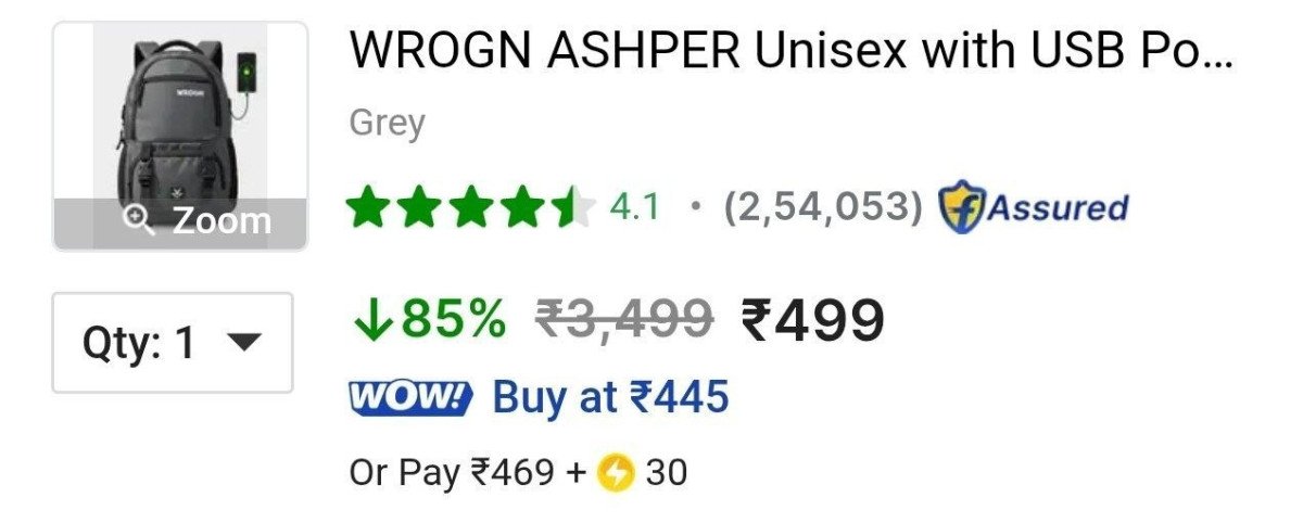 Grab 💥 
499₹


More Details 👉 

📢 Join WhatsApp Deals


#DealsHeaven #LootDeals #BestDeals
#deals 
#budgetfriendly 
#hotdeals
#trending
#dealoftheday