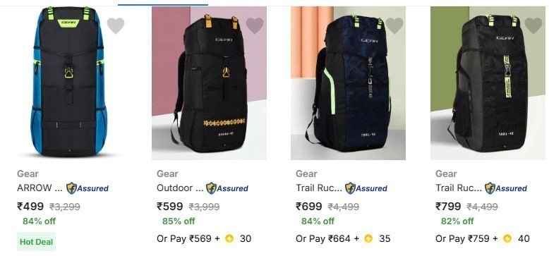 Upto 84% Off On Gear Rucksacks.



More Details 👉 

📢 Join WhatsApp Deals


#DealsHeaven #LootDeals #BestDeals
#deals 
#budgetfriendly 
#hotdeals
#trending
#dealoftheday