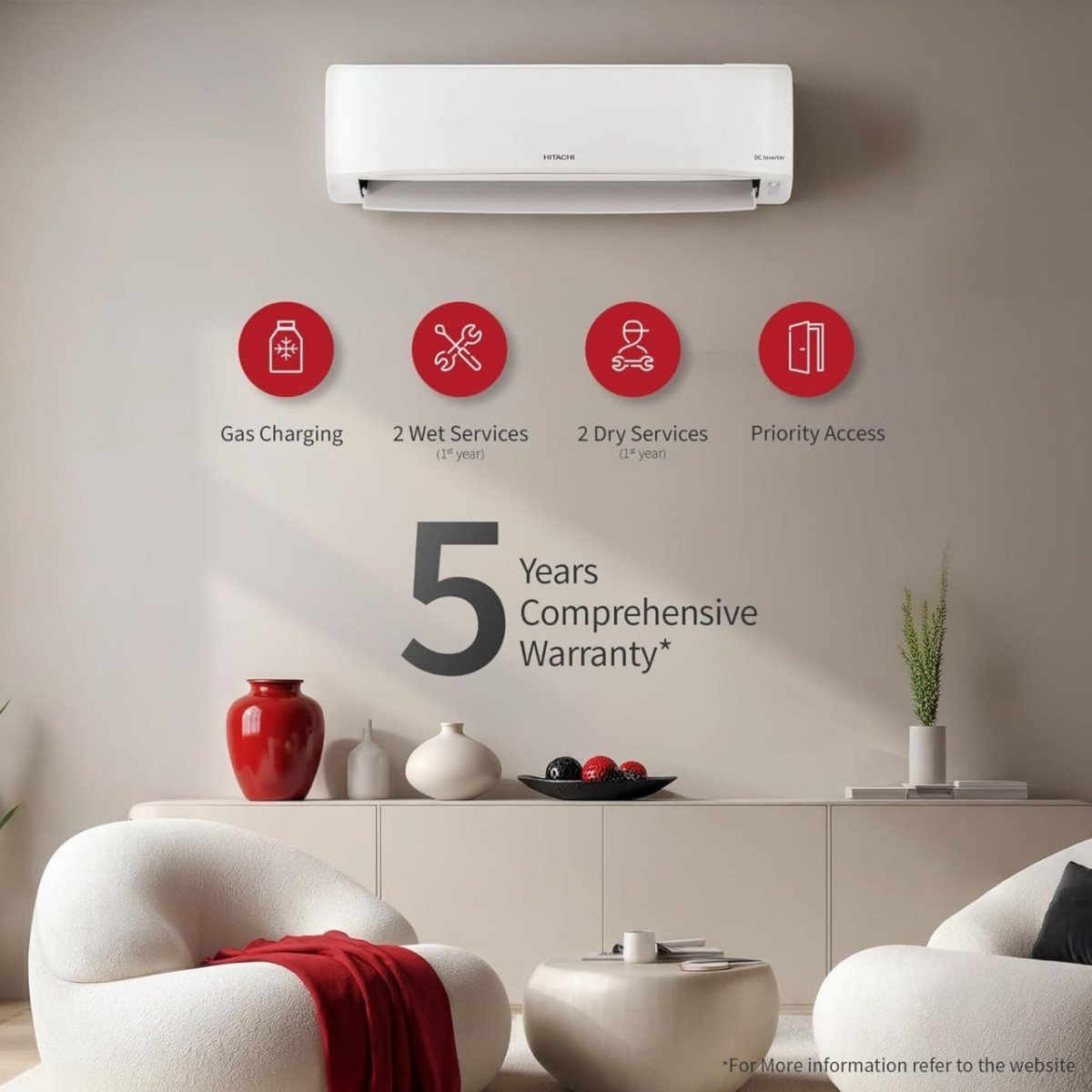 Hitachi 1 Ton 3 Star, Split AC @26,499.
 


Flat ₹4000 Off With SBI Bank Credit Card.

More Details 👉 

📢 Join WhatsApp Deals


#DealsHeaven #LootDeals #BestDeals
#deals 
#budgetfriendly 
#h...