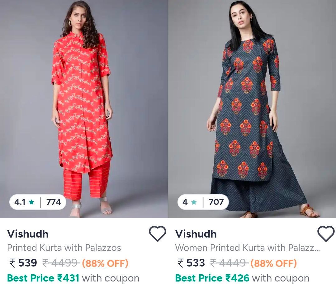 Myntra - Upto 90% Off On Vishudh Women's Clothing.



Co-Ords 
Kurtas 
Trousers 
Tops 

More Details 👉 

📢 Join WhatsApp Deals


#DealsHeaven #LootDeals #BestDeals
#deals 
#budgetfriendly 
#ho...