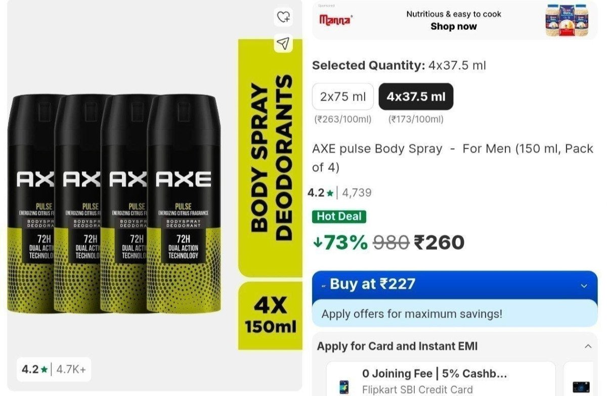 🔥 Loot at ₹260

👉 

More Details 👉 

📢 Join WhatsApp Deals


#DealsHeaven #LootDeals #BestDeals
#deals 
#budgetfriendly 
#hotdeals
#trending
#dealoftheday