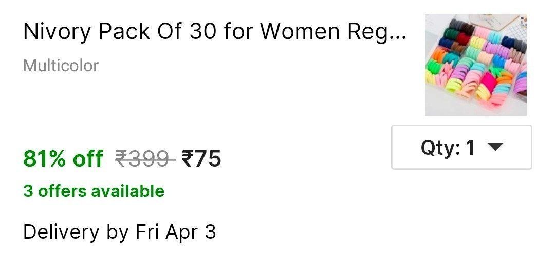 Pack Of 30 Rubber Band 75