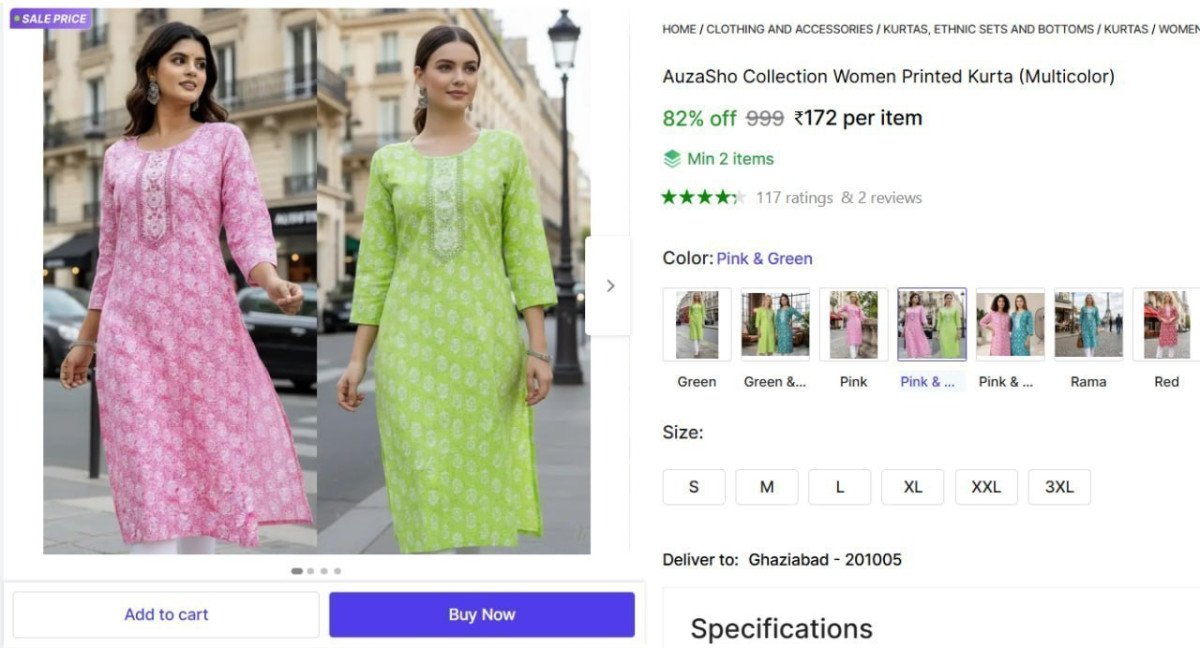 🔥  Printed Kurta @ ₹172

🔗 

Min Buy - 2

More Details 👉 

📢 Join WhatsApp Deals


#DealsHeaven #LootDeals #BestDeals
#deals 
#budgetfriendly 
#hotdeals
#trending
#dealoftheday