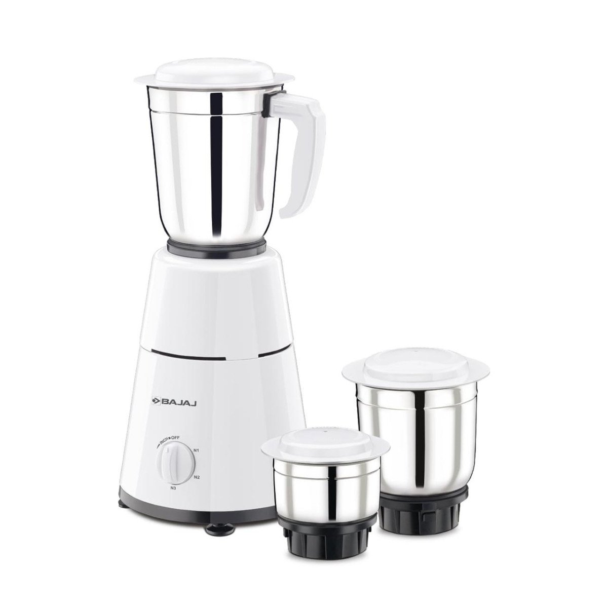 Bajaj 500 Watt Gx-1 Mixer Grinder With 3 Jars- White 1 799