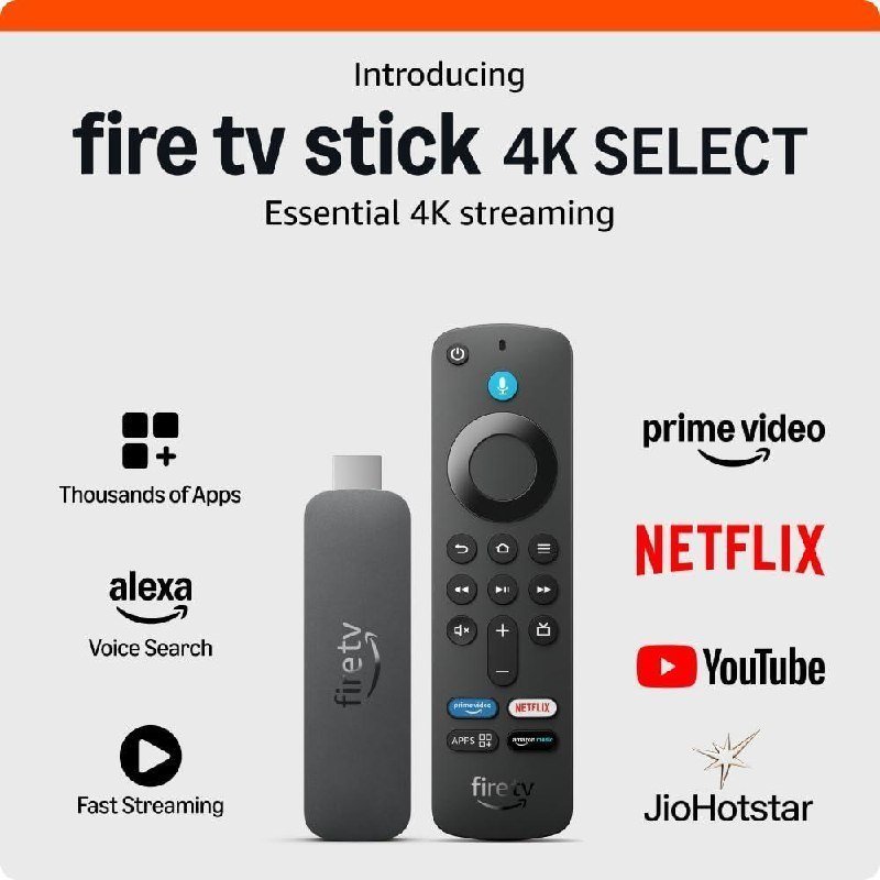Amazon Fire Tv Stick 4k Select (newest Model) Start Streaming In 4k 3 999