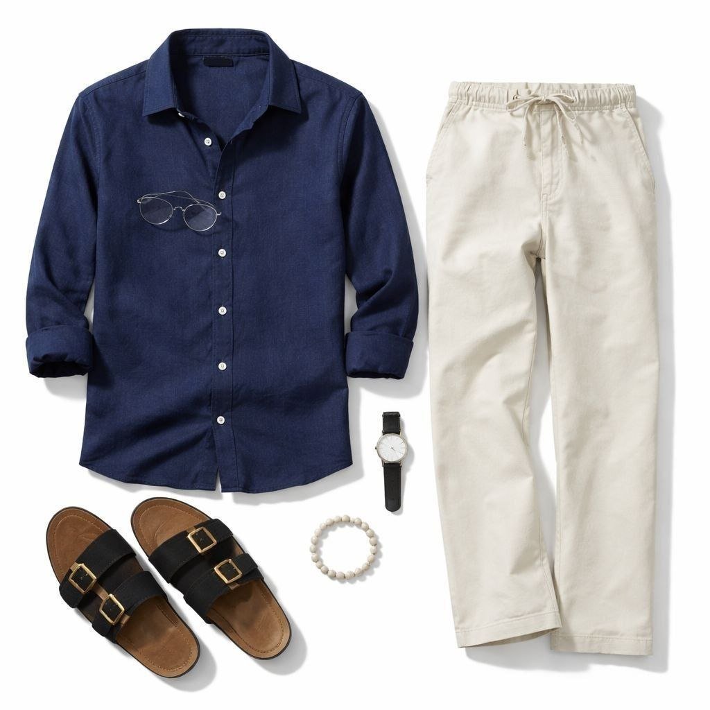 Shirt 398trouser 579sandals 353