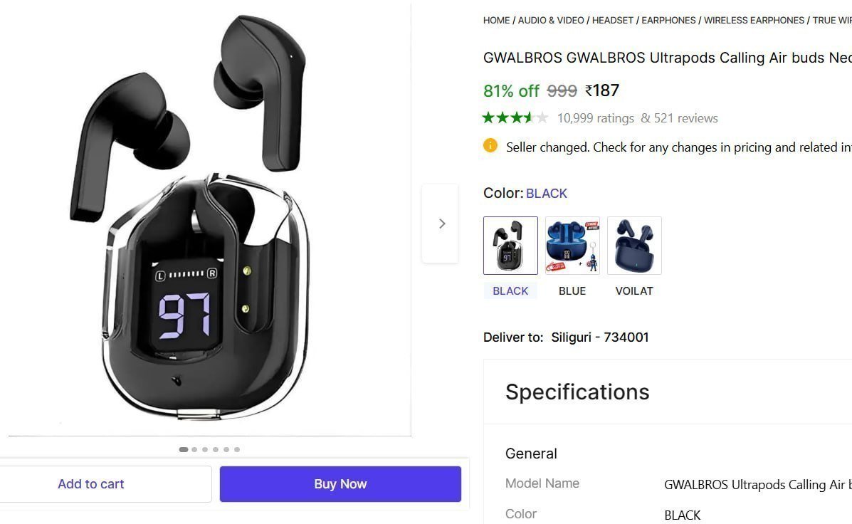 Gwalbros Ultrapods Calling Air Buds 187