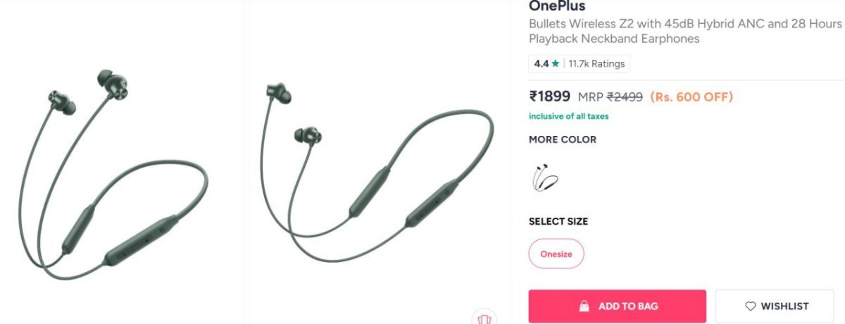 Myntra Oneplus Limited Time Dealoneplus Bullets Z2 Anc At Rs 1614 10 Bank Offers Use Coupon Code Opapr15 To Get Extra 15 Offoneplus Nord Buds 3 Pro At Rs 2409 10 Ba