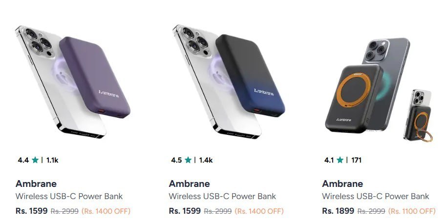 Myntra Crazy Lootambrane Power Banks - Flat 10 Bank Offersuse Coupon Code Wearables10