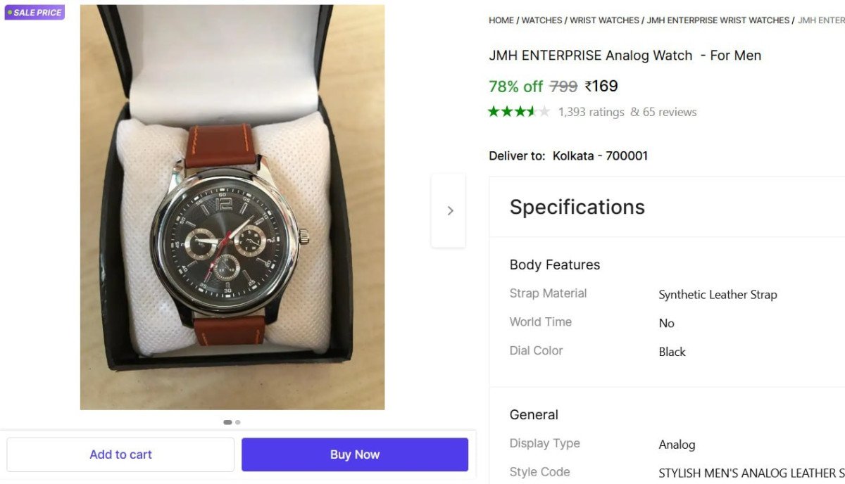 Analog Watch For Men 169