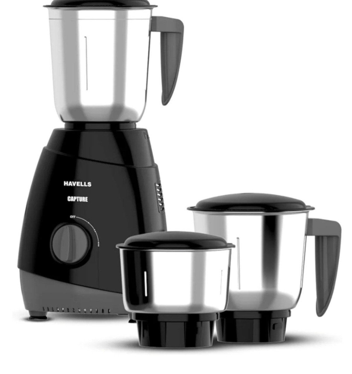 Havells Capture 500w Mixer Grinder (3 Jars) At Rs 1915 Apply 340 Coupon