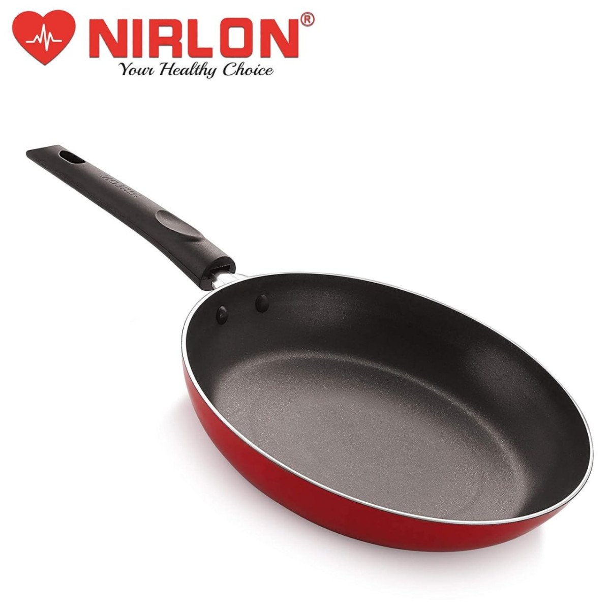 Nirlon Non Stick Coating Gas Compatible Aluminium Mini Fry Pan Tapper Pan 2