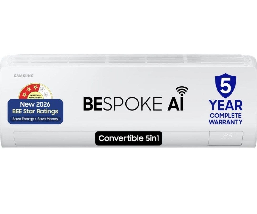 Samsung Bespoke Ai 2026 Model 1 Ton 3 Star Split Inverter With Wi-fi Energy Saving Voice Control 29 990