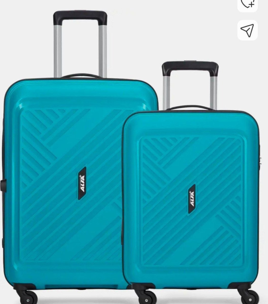 Set Of 2 Luggage Trolley Bag 1719