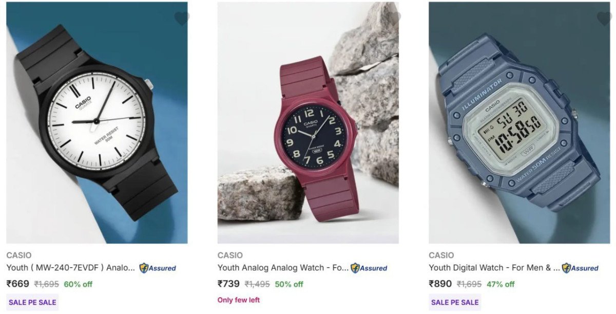 Casio Watches Steal