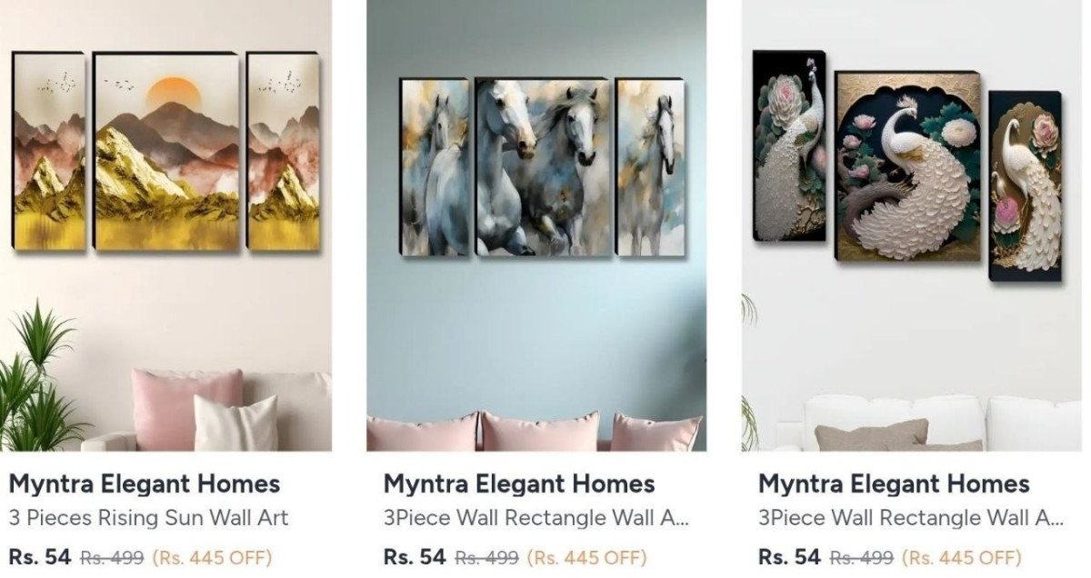 Set Of 3 Wall Art At 54