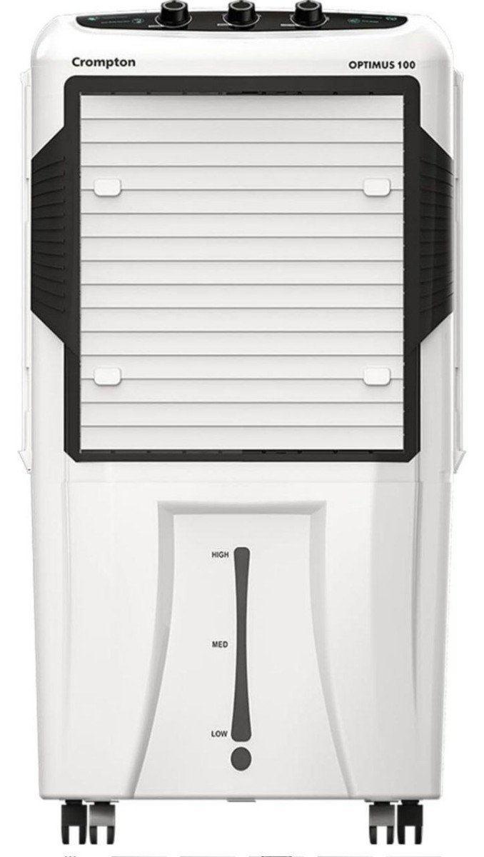 Crompton Optimus 100 Litres Desert Air Cooler For Home Large Easy Clean Ice Chamber 11 676