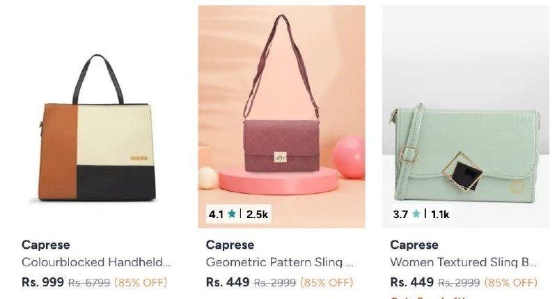 Myntra Loot Min 80 On Lavie Capresemin 70 On Van Huesen Accessories