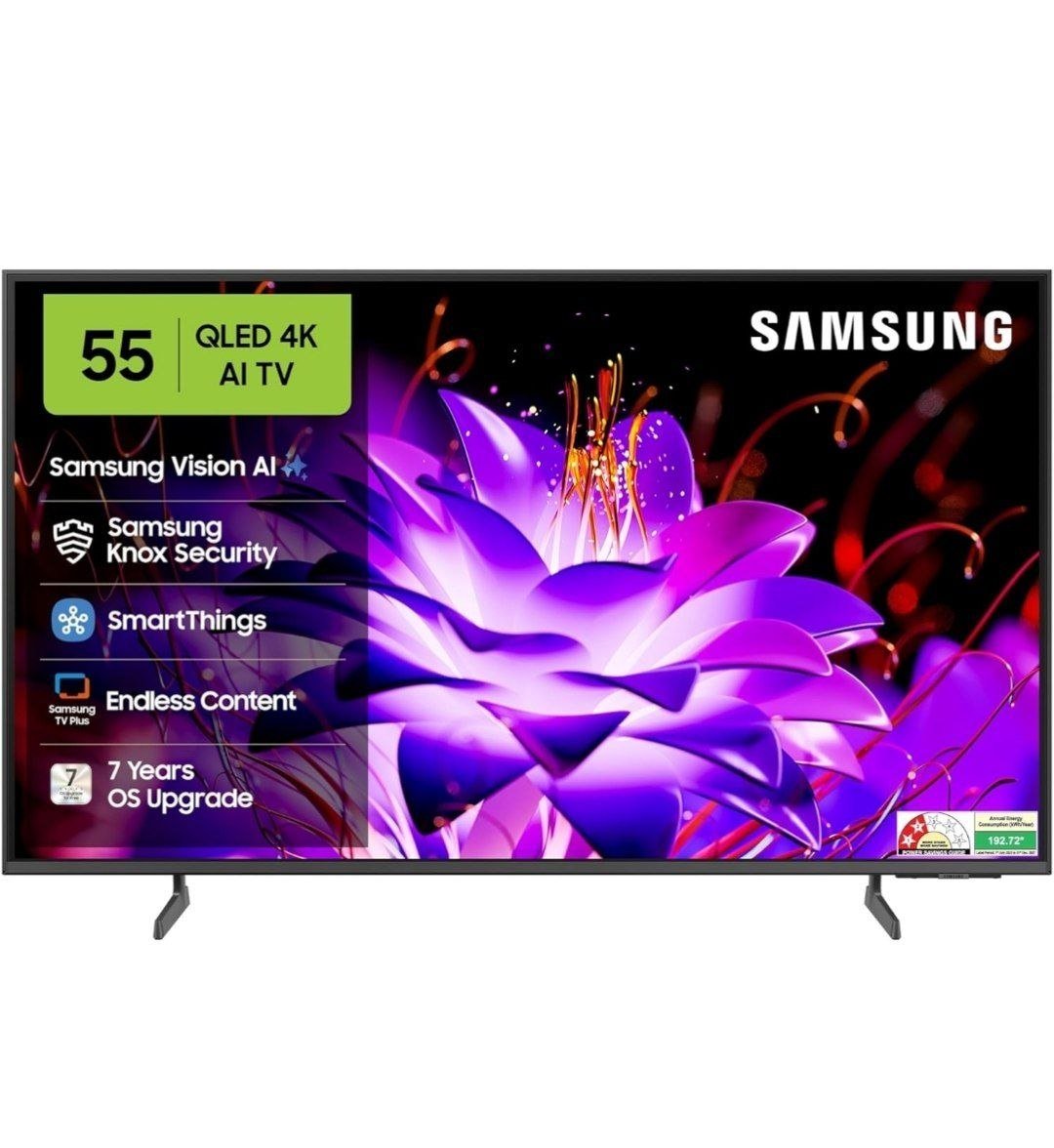Samsung 138 Cm (55 Inches) Vision Ai 4k Ultra Hd Smart Qled Tv 40 990