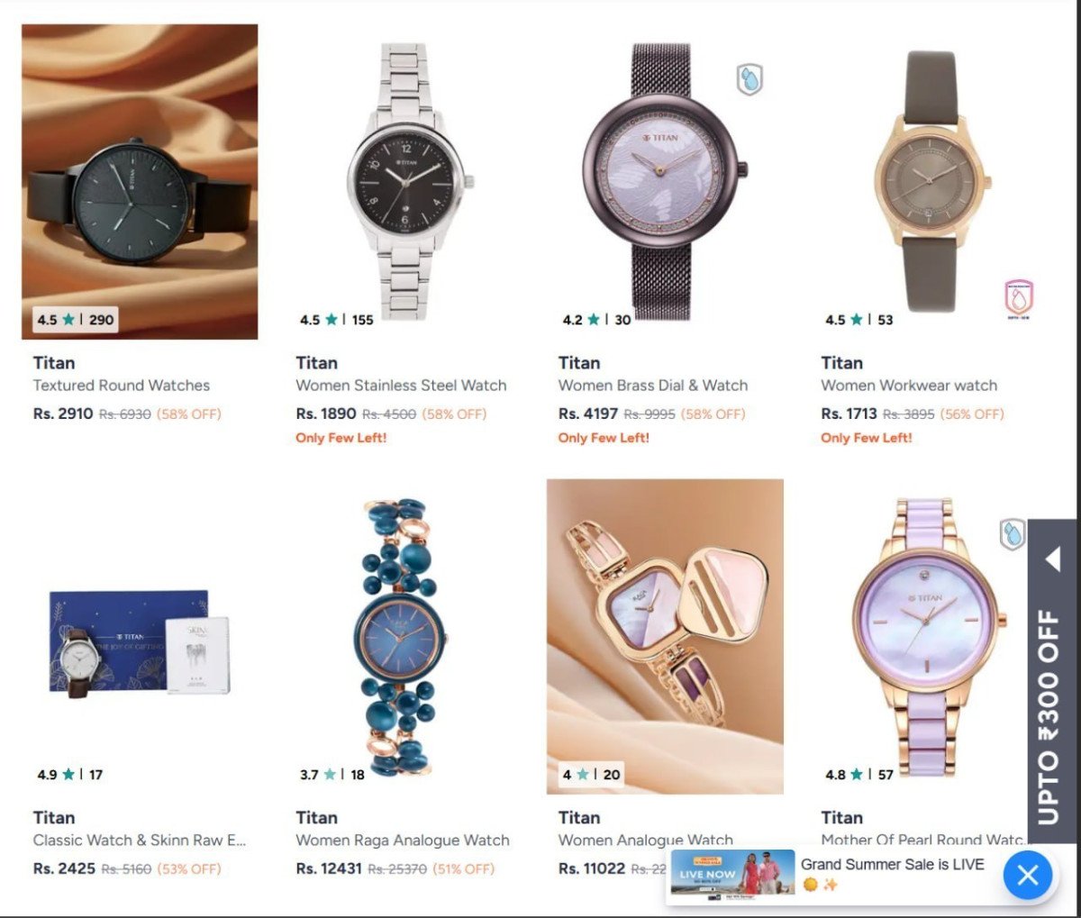 Loooooottitan Watch 58 Starting From Rs 1713 Myntra