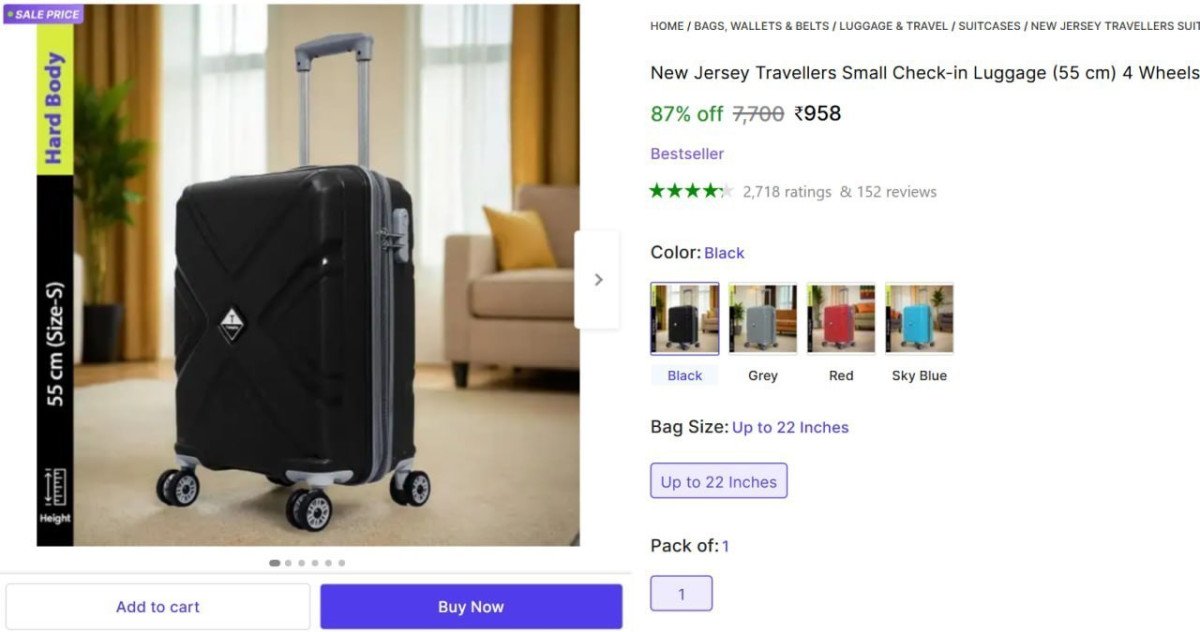 Hard Body Check-in Luggage 958