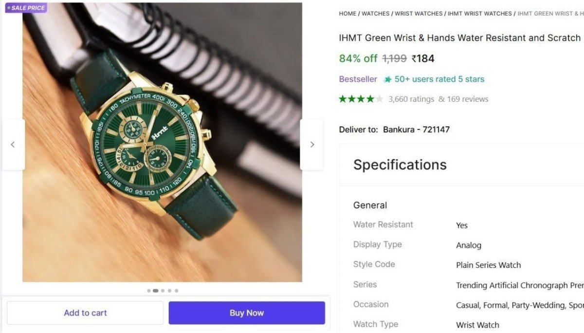 Analog Watch - For Men Meeshoandshopsyy 184