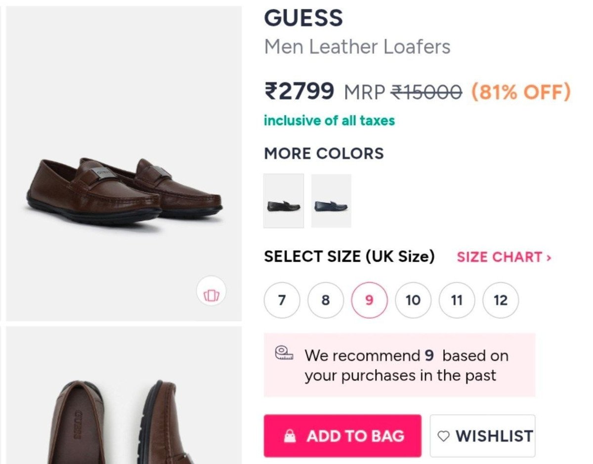 Guess Men Leather Loafers 2 799