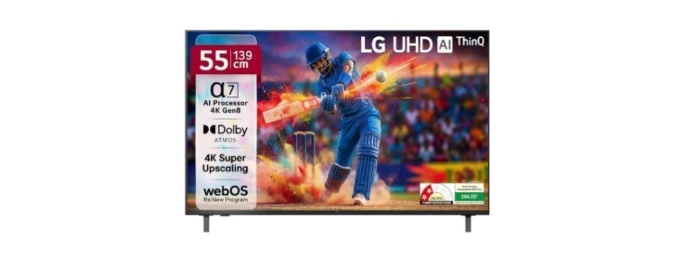Lg 139 Cm (55 Inches) Ua82 Ai Series 4k Ultra Hd (3840 X 2160) Smart Webos Led Tvdeal 35240 Reg 40k Apply 1000 Coupon 3750 With Hdfc Cc