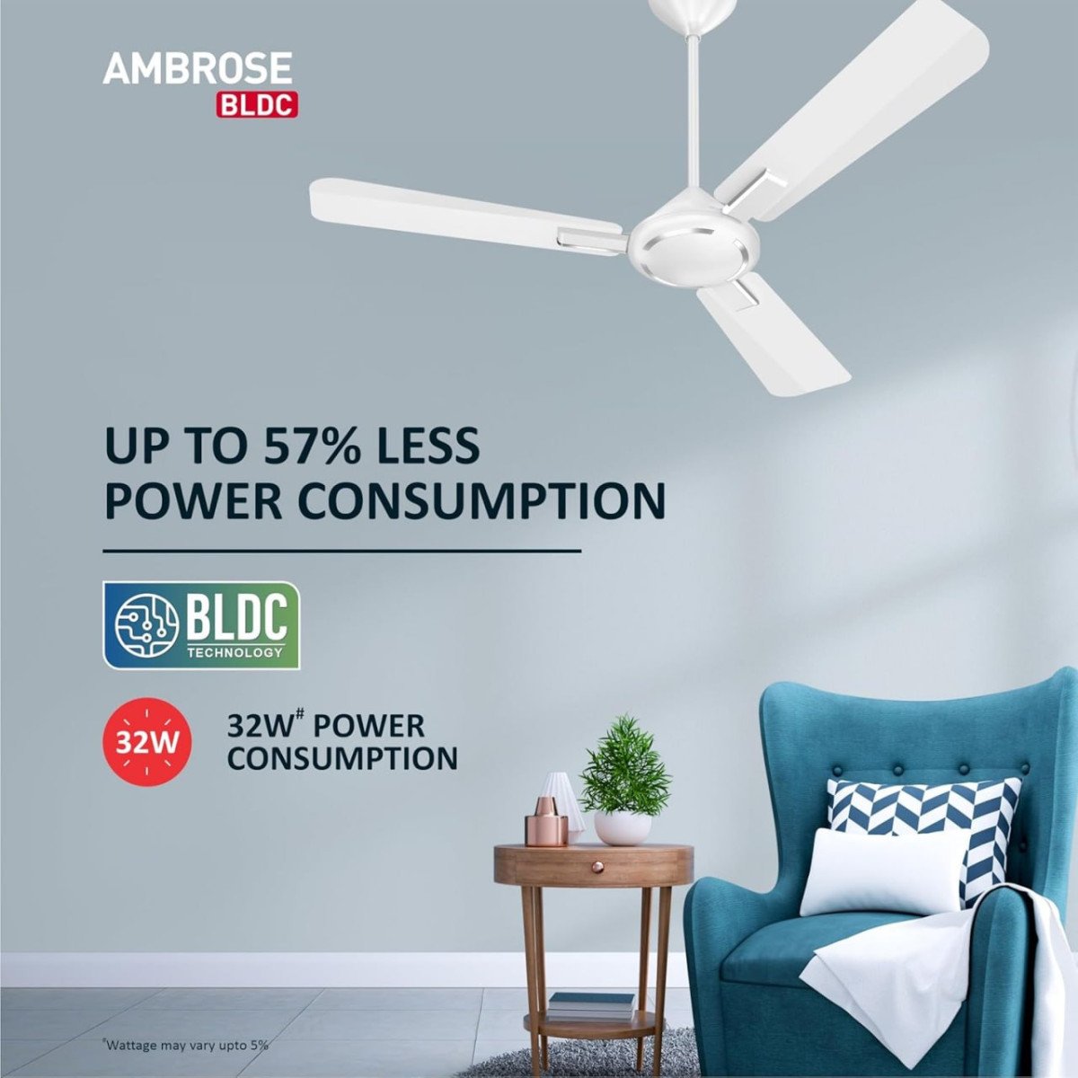 Havells 1200mm Ambrose Bldc Motor Ceiling Fan 2750 Apply 800 Coupon