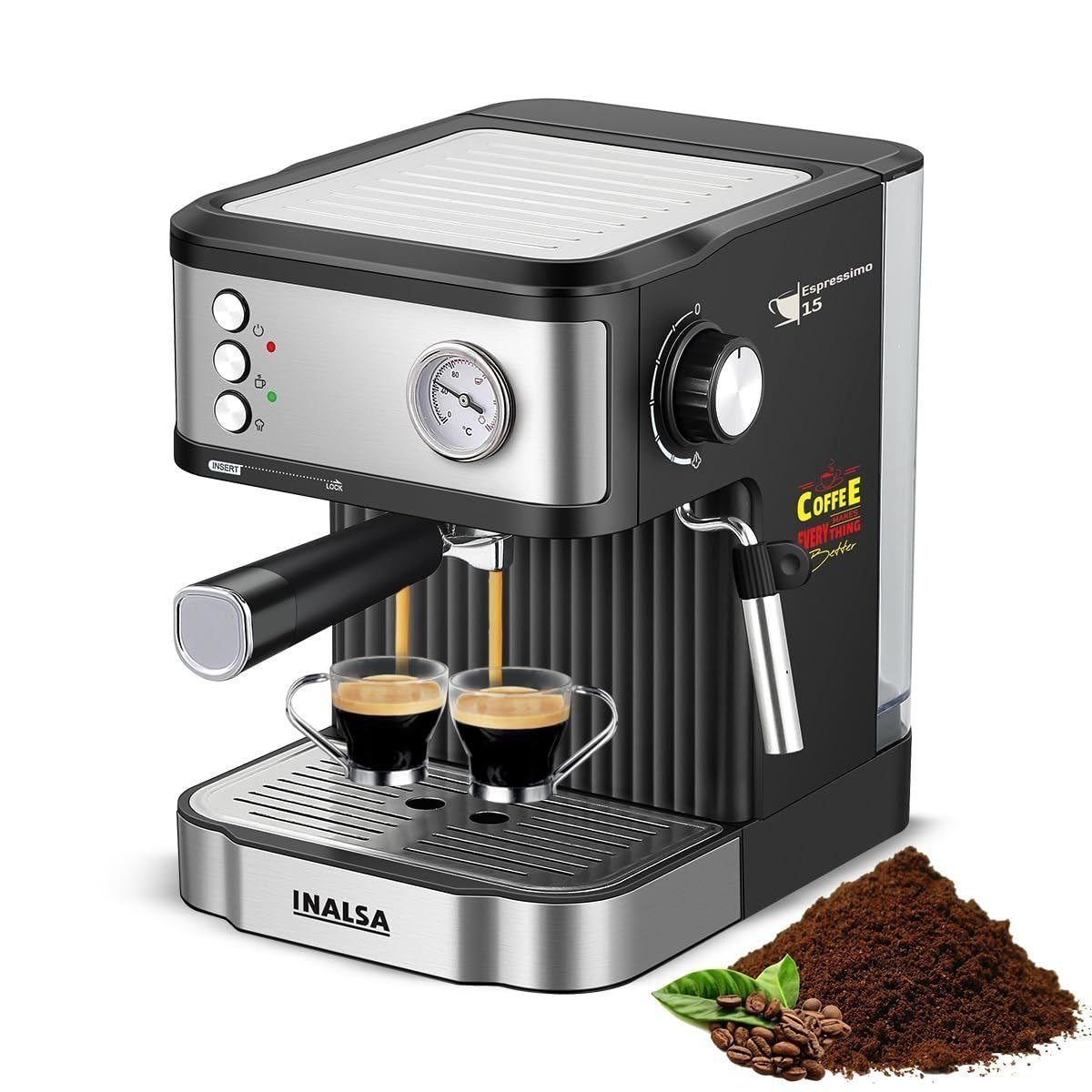 Inalsa Espresso Coffee Machine 7 441with Bank