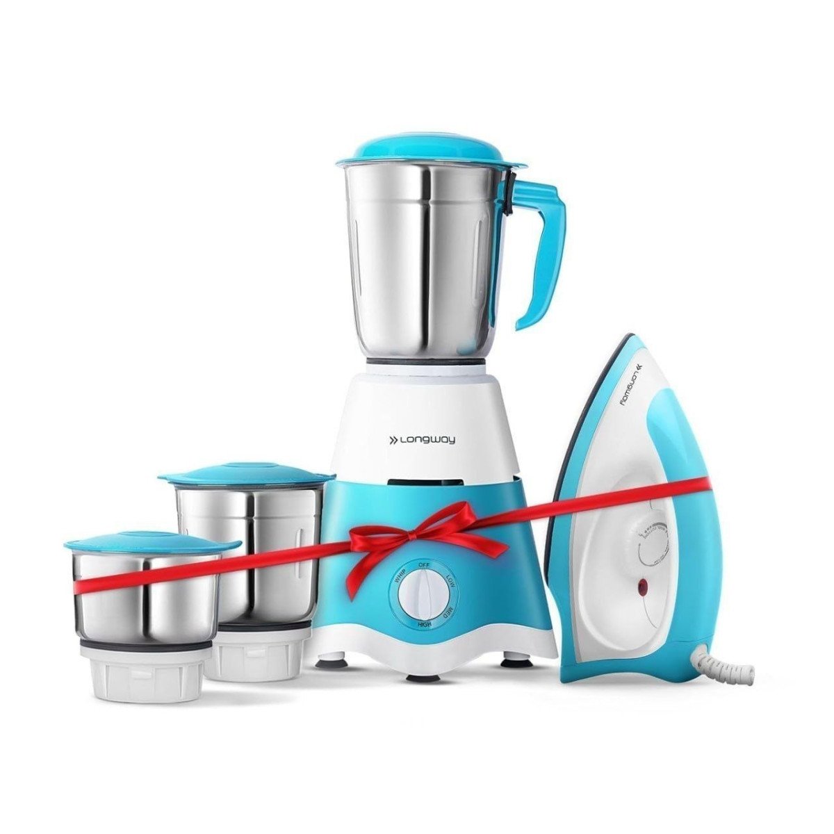Grab 1 399longway Super Dlx Mixer Grinder With Kwid 1100w Dry Iron