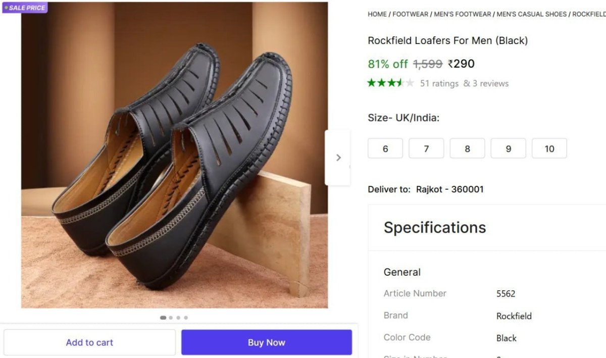 Loafers For Men (black) 290