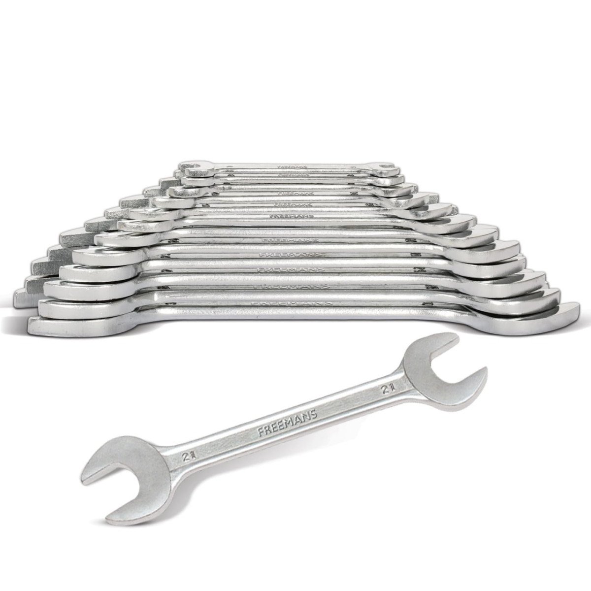 Freemans Ds12 Double Open End Spanners Wrench - Set Of 12 Piece 568
