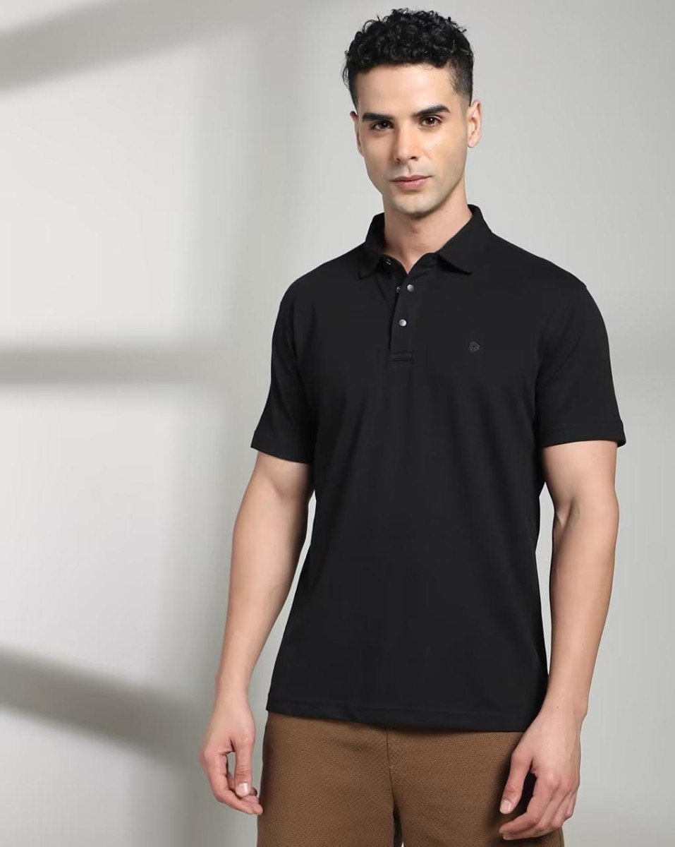 John Players Men Slim Fit Polo T-shirt 365