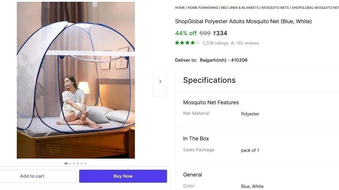 Double Bed Mosquito Net Meeshoandshopsyy 334