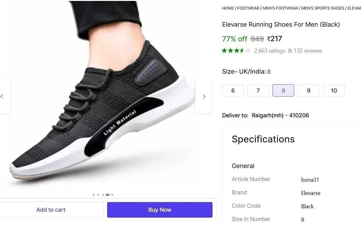 Running Shoes For Men Meeshoandshopsyy 217