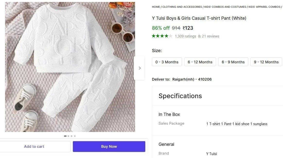 Boys Girls Casual T-shirt Pant Meeshoandshopsyy 123