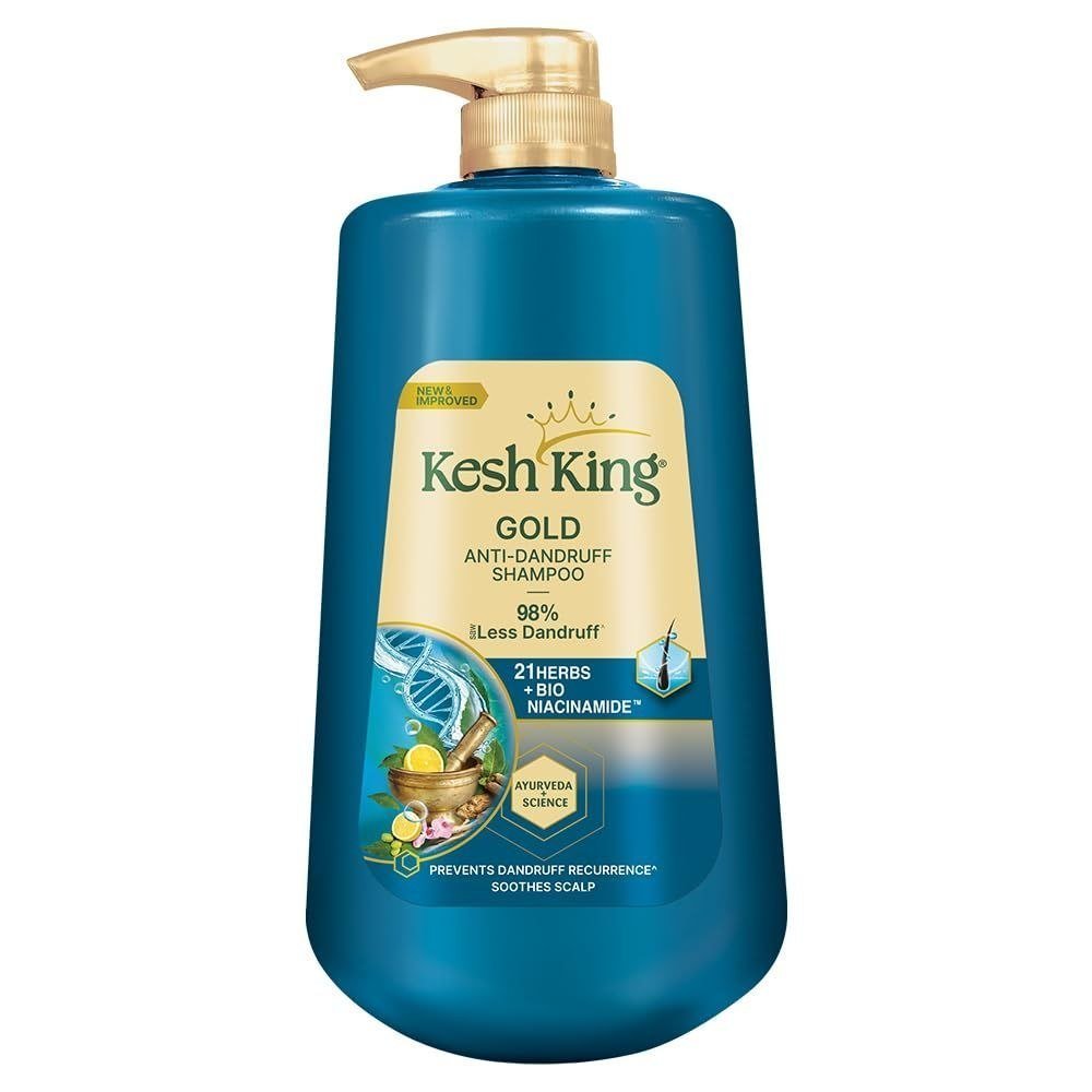 Grab 310kesh King Gold Anti-dandruff Shampoo 1 Ltr